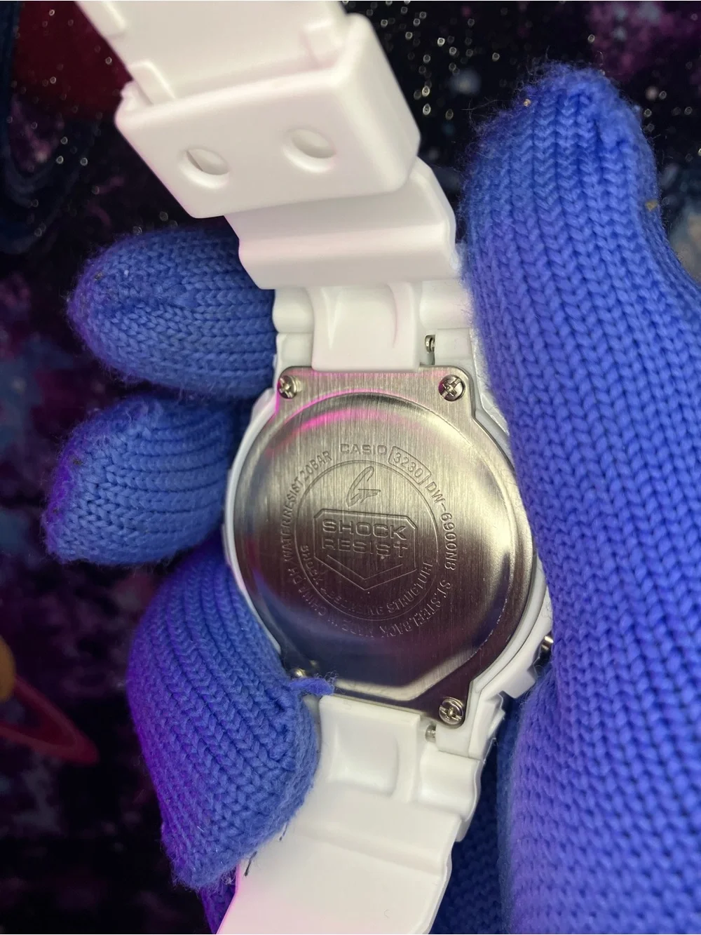 Custom G Shock White and Black Style Colorway